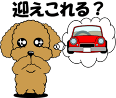 Conversation of Toy Poodle sticker #7581994