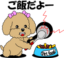 Conversation of Toy Poodle sticker #7582001