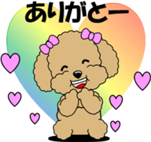 Conversation of Toy Poodle sticker #7582017
