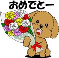 Conversation of Toy Poodle sticker #7582019