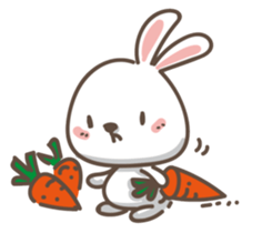 Rabbit bad guy sticker #7582383