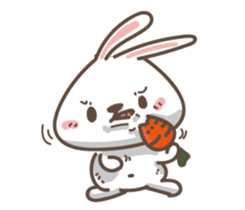 Rabbit bad guy sticker #7582384