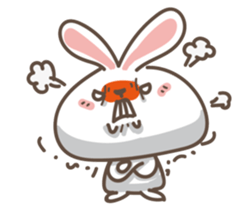 Rabbit bad guy sticker #7582385