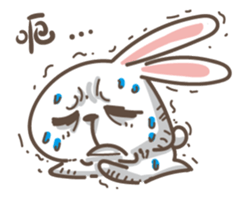 Rabbit bad guy sticker #7582387