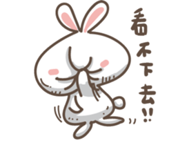 Rabbit bad guy sticker #7582388