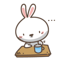 Rabbit bad guy sticker #7582394