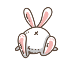 Rabbit bad guy sticker #7582403