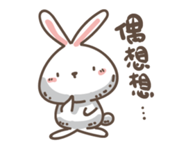 Rabbit bad guy sticker #7582413
