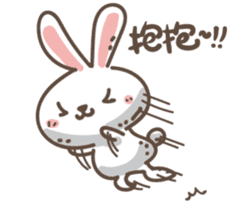 Rabbit bad guy sticker #7582419