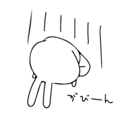 just a rabbit 2 sticker #7582993