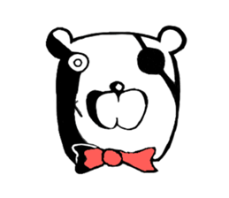 capten bear man sticker #7583026