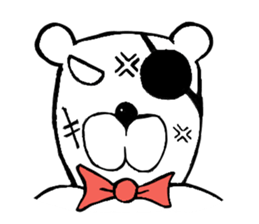 capten bear man sticker #7583032