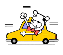 capten bear man sticker #7583041