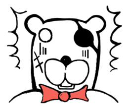 capten bear man sticker #7583055