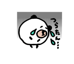 Round panda and pig sticker #7583143