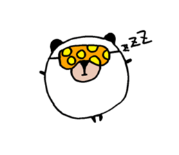 Round panda and pig sticker #7583147