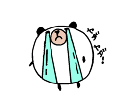 Round panda and pig sticker #7583152