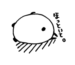 Round panda and pig sticker #7583163