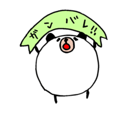 Round panda and pig sticker #7583172