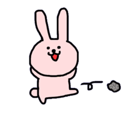 Aya's Rabbit Sticker sticker #7583347
