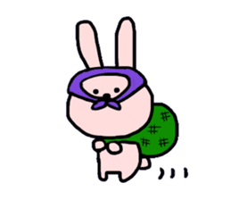 Aya's Rabbit Sticker sticker #7583348