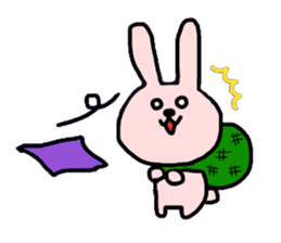 Aya's Rabbit Sticker sticker #7583349