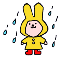 Aya's Rabbit Sticker sticker #7583369