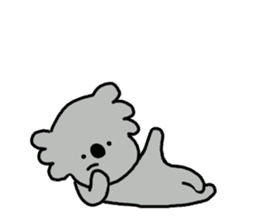 It is a koala leisurely2 sticker #7583677