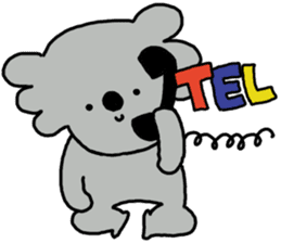 It is a koala leisurely2 sticker #7583689