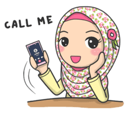 Flower Hijab 3 sticker #7583823