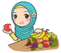 Flower Hijab 3 sticker #7583826