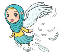 Flower Hijab 3 sticker #7583827
