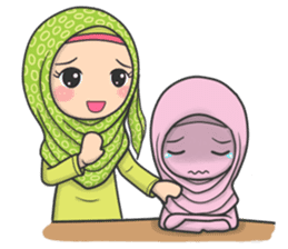 Flower Hijab 3 sticker #7583828