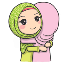 Flower Hijab 3 sticker #7583829