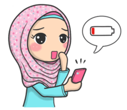 Flower Hijab 3 sticker #7583832