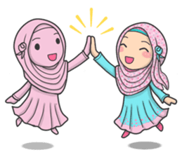 Flower Hijab 3 sticker #7583833