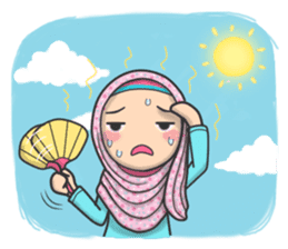 Flower Hijab 3 sticker #7583834