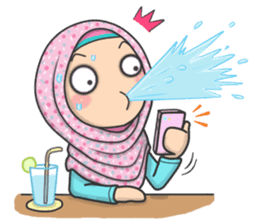 Flower Hijab 3 sticker #7583835