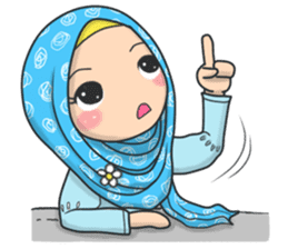 Flower Hijab 3 sticker #7583836