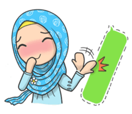 Flower Hijab 3 sticker #7583837