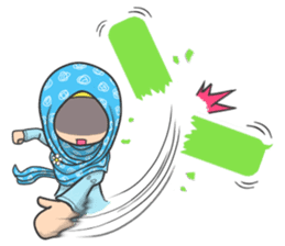 Flower Hijab 3 sticker #7583839