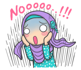 Flower Hijab 3 sticker #7583841