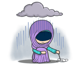 Flower Hijab 3 sticker #7583842