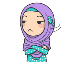 Flower Hijab 3 sticker #7583843