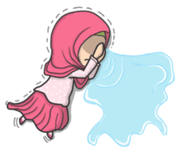 Flower Hijab 3 sticker #7583844