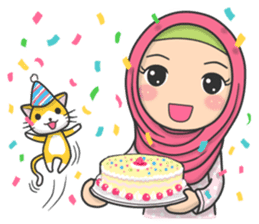 Flower Hijab 3 sticker #7583845