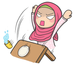 Flower Hijab 3 sticker #7583846