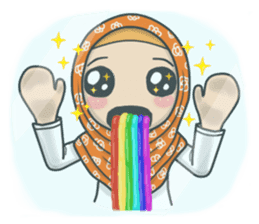 Flower Hijab 3 sticker #7583850