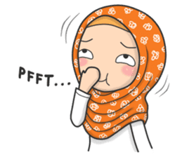 Flower Hijab 3 sticker #7583851