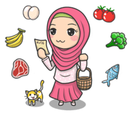 Flower Hijab 3 sticker #7583852